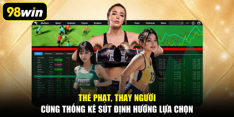 Thẻ phạt, thay người cùng thống kê sút định hướng lựa chọn
