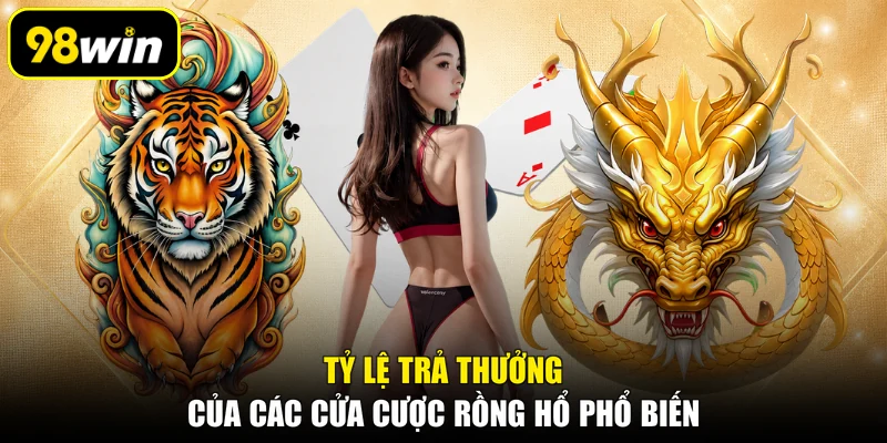 Tỷ lệ trả thưởng của các cửa cược rồng hổ phổ biến